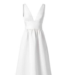 Amsale Bobbi Ivory Bridesmaid Dress